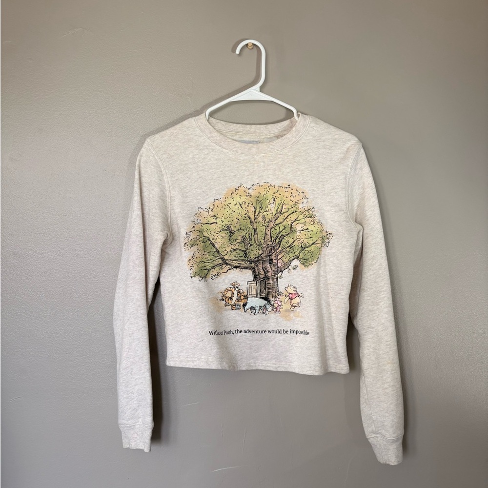 Disney Winnie the Pooh Cream Sweatshirt